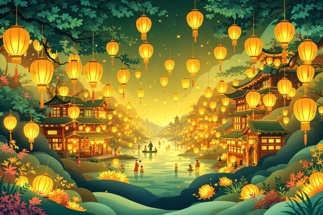 片动漫 - 墨韵·千灯引 - 民间传说新编